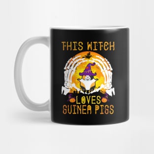 This Witch Loves Guinea Pigs Halloween (97) Mug